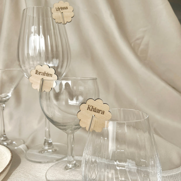 Marque-verre « Ondulé »
