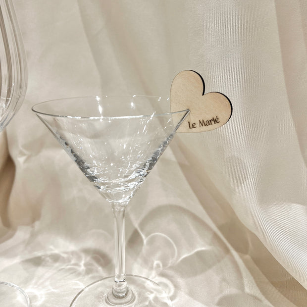 Marque-verre « Coeur »