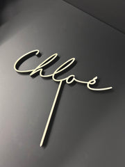 Cake topper « prénom »personnalisable